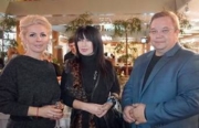 Elen Fazal, Марина Нейкова, (Европейская ассоциация деловых женщин Украины), Дмитрий Милютин, (бутик парфюма "MOLUAR"